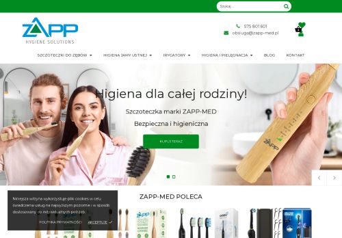 Produkty do higieny jamy ustnej – ZAPP-MED